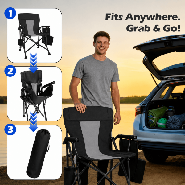 PREMIUM FOLDING CAMPING CHAIRS  Wholesale Outdoor Seating Collection