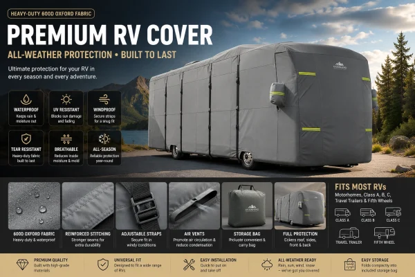 Premium RV Cover  All-Weather Protection Built for Every Adventure